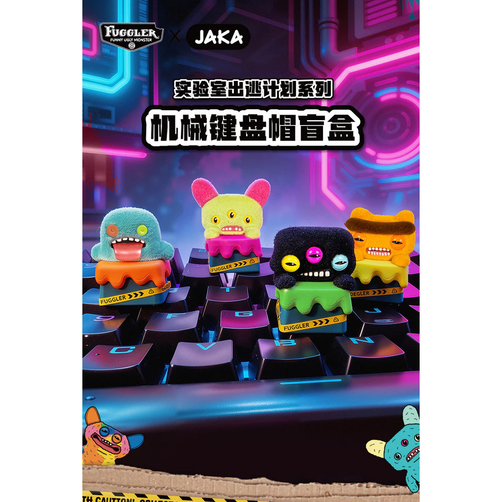 MORETHAN Arts&Toys JAKA X Fuggler Funny Tooth Monster ESC Keycap for Mechanical Keyboard Blind Box（กด16ชิ้น=1box） thumbnail 8