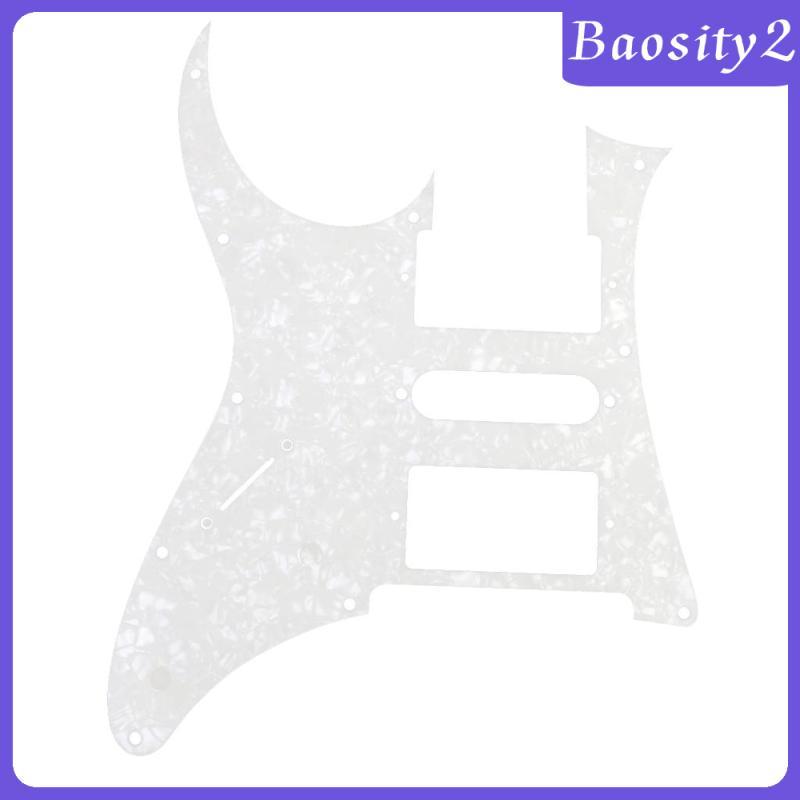 [Baosity2] ปิ๊กการ์ดกีตาร์ไข่มุกสีขาวสําหรับ RG550 หรือ Jem RG Replacement 3 Ply สีขาว