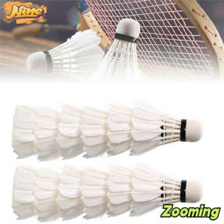 Zooming ลูกขนไก่แบดมินตัน 3/6/12 ชิ้น, ลูกแบดมินตันที่มั่นคง…