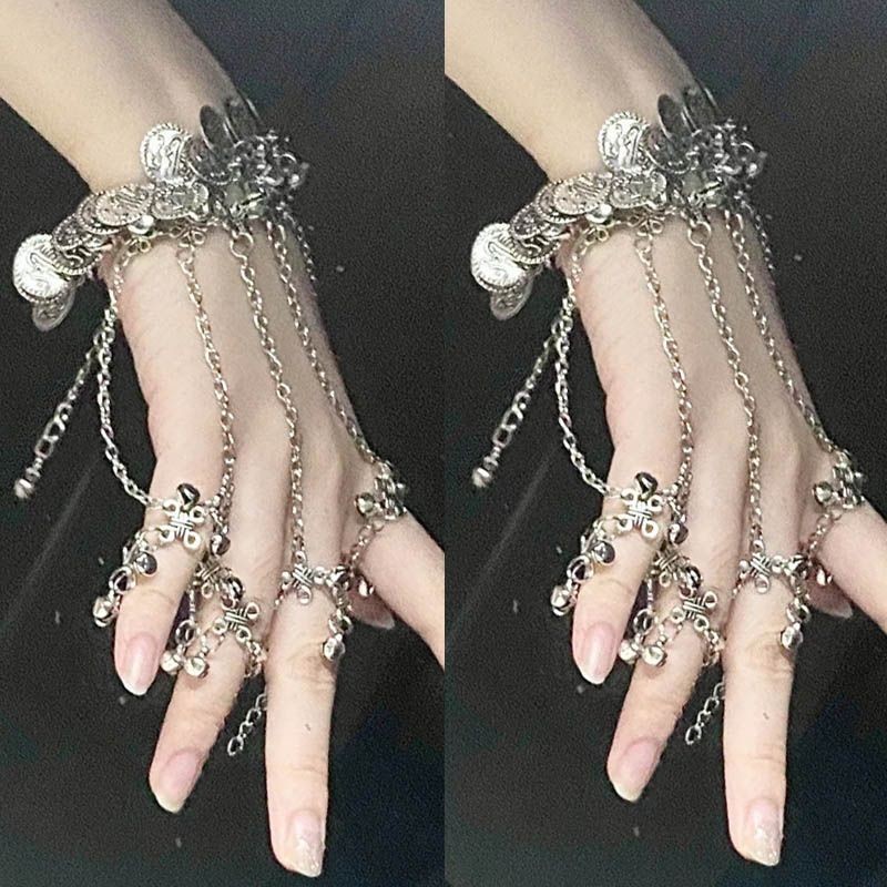 สร้อยข้อมือกระดิ่งแบบดั้งเดิม ออกแบบตามประเพณีเก่าแก่ พร้อมสร้อยข้อมือแบรนด์ Zixuan Super Fairy Miao