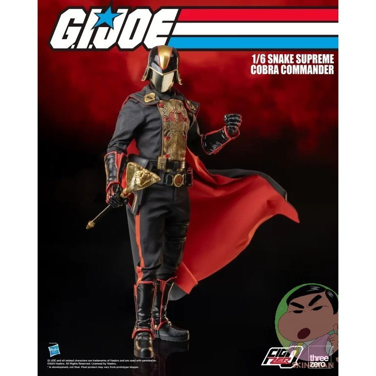 ( ⭕ PRE-ORDER)Three Zero GI Joe FigZero 1/6 Snake Supreme Cobra Commander Action Figure