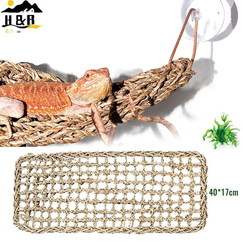 H&B สัตว์เลื้อยคลาน Terrarium สําหรับ Lizard Lounger Hammo ปูฤาษีขนาดเล็ก Geos Bed Mats {th}