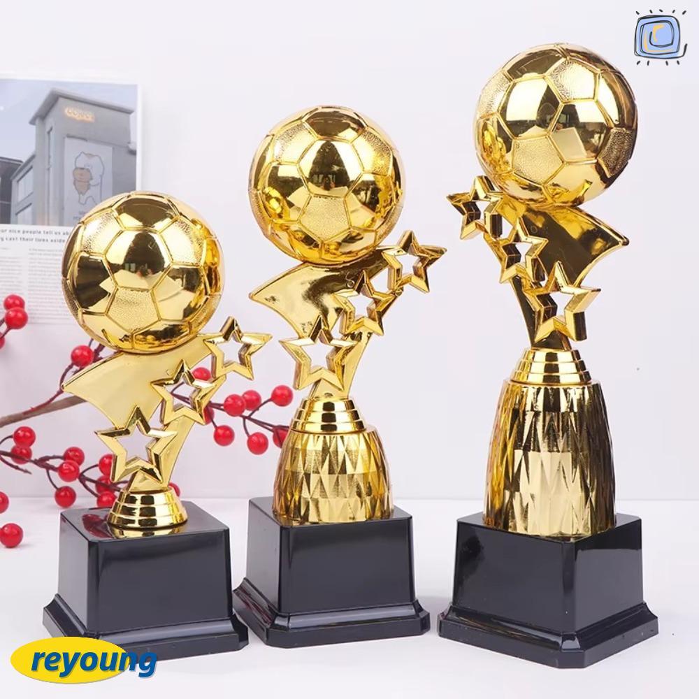 REYOUNG Golden Ball Awards Trophy, Soccer Competition Excellent Player Award Small Cup, Model Plasti