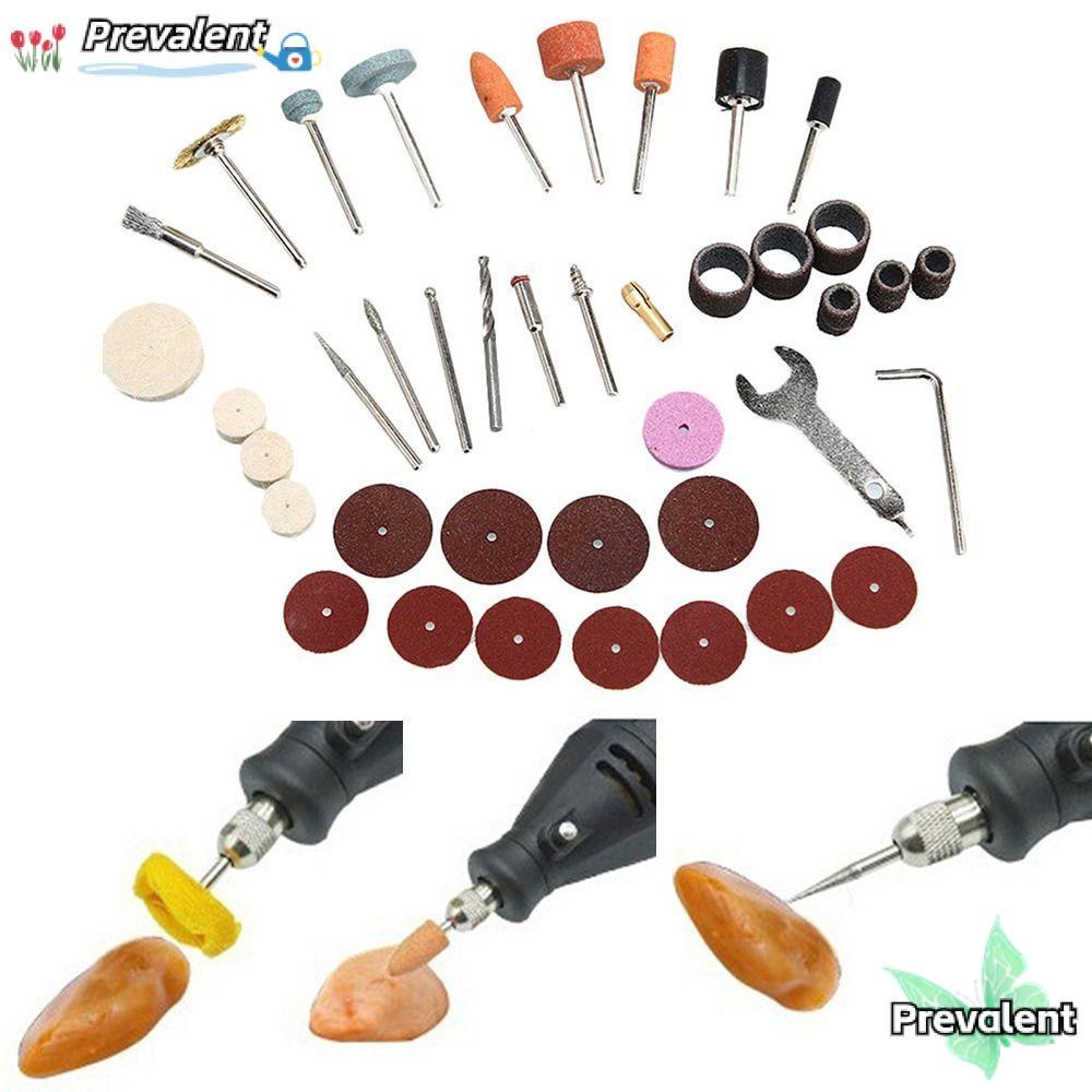 PREVALENT 40 ชิ้น/เซ็ตเครื่องมือโรตารี่ไฟฟ้า Multi-เครื่องมือ Buffing ล้อขัด Derusting ชุดหัวเจียร