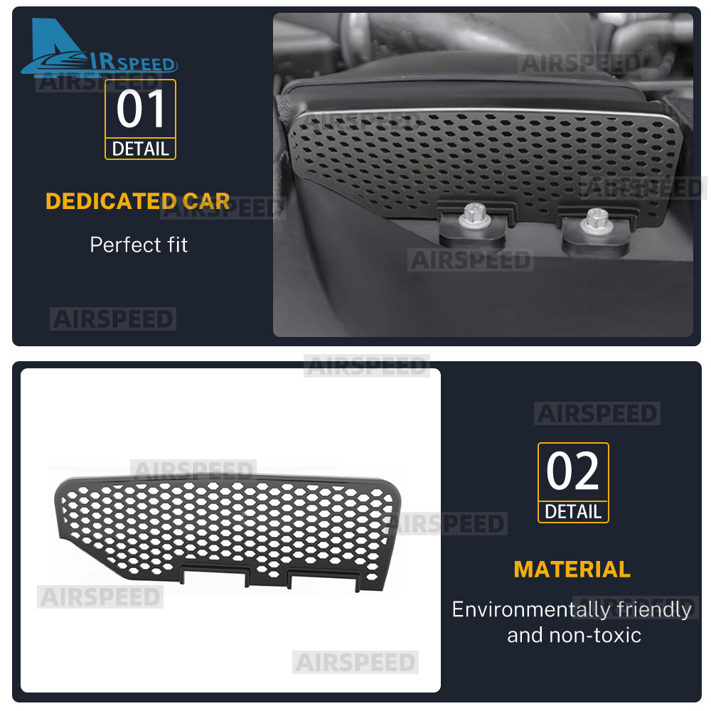 2024-2025 Ford Ranger เครื่องยนต์ Air Intake Bug Guard ฝาครอบแผ่นป้องกันการรั่วไหลการปรับเปลี่ยนภายในอะไหล่รถยนต์ ราคา ถูกที่สุด ดีลบีเคเค แกลเลอรีภาพที่ 4