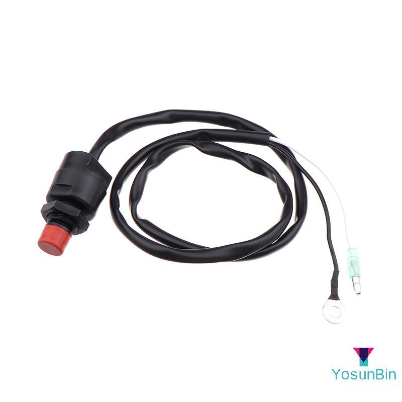 YosunBin] Universal Boat Outboard Engine Motor Start Kill Switch Keyless Push Button ใช้งานได้สําหรับจัดส่งใหม่