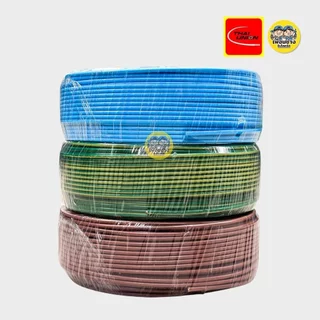 Thai Union สายไฟ THW 1x2.5 ขด 50 เมตร IEC01 สายเดี่ยว สายทองแดง มีมอก. 1*2.5