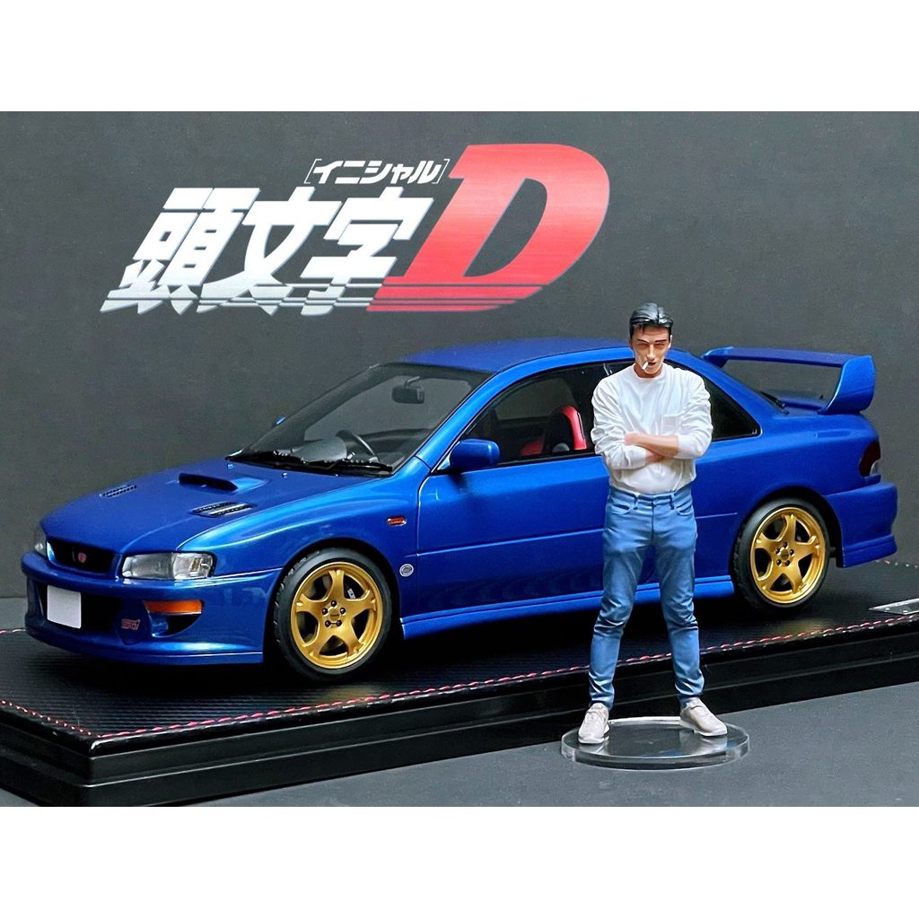 1/18 Initial D IG Subaru GC8 IMPREZA WRX TYPE R STI VERSION V Fujiwara Comic VERSION
