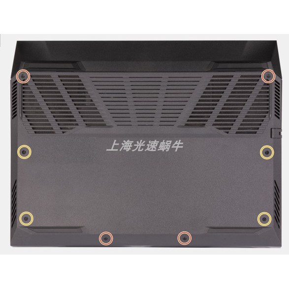 Dell Dell Dell G15 5520 5521 5525 D สกรูเปลือกสกรูยึดเปลือกด้านล่าง