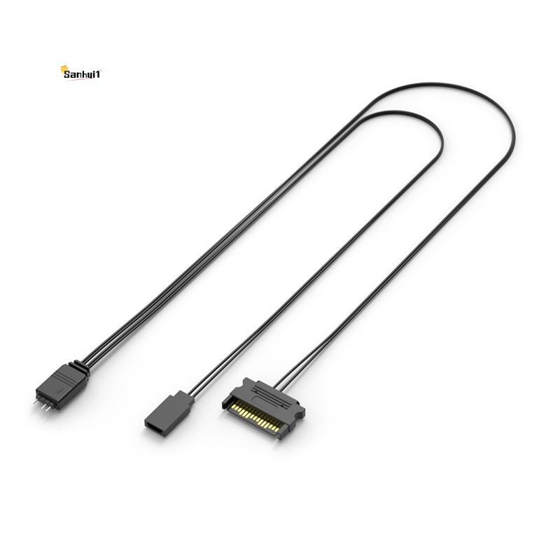 To ARGB Lighting Power Adapter Cable คอมพิวเตอร์ ARGB Controller to ARGB Reset Power Cable PC Manual