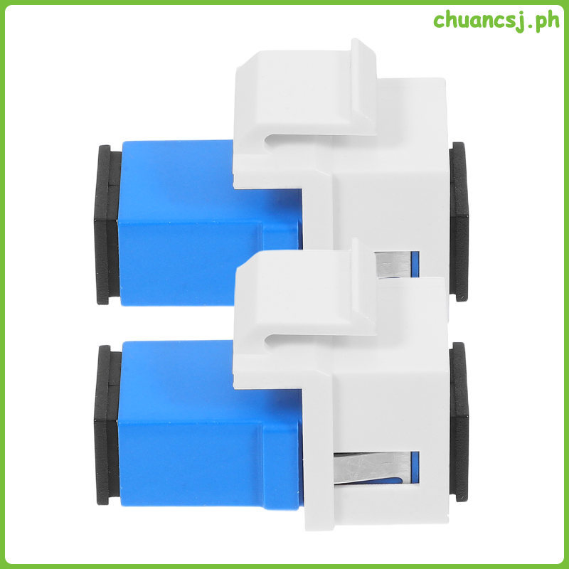 2 ชิ้นตัวเชื่อมต่อไฟเบอร์Optic Coupler Fibre Optical Adapter chuancsj