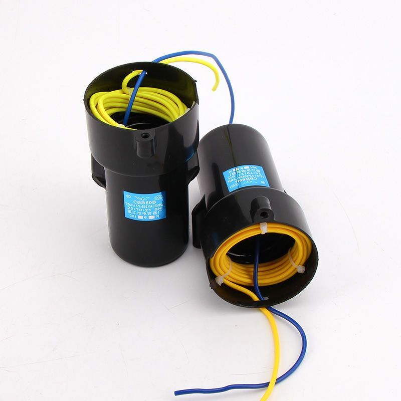 คอนเดนเซอร์ CBB60B สำหรับเครื่องซักผ้าอัตโนมัติ ขนาด 12UF/15UF 450V