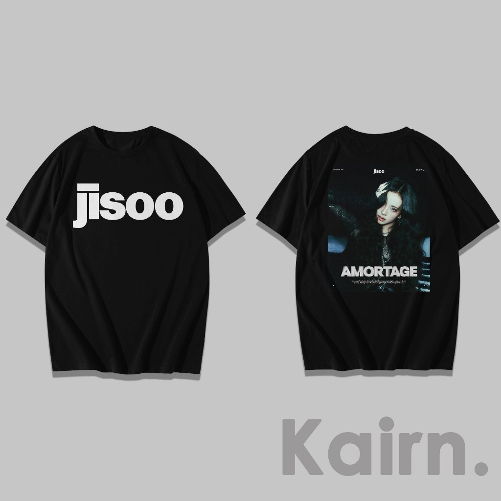 Blackpink เสื้อยืด Jisoo ชื่อดัง / เสื้อยืด Kim Jisoo / เสื้อยืด Pink Jisoo / เสื้อยืด Fansmerch Kpo