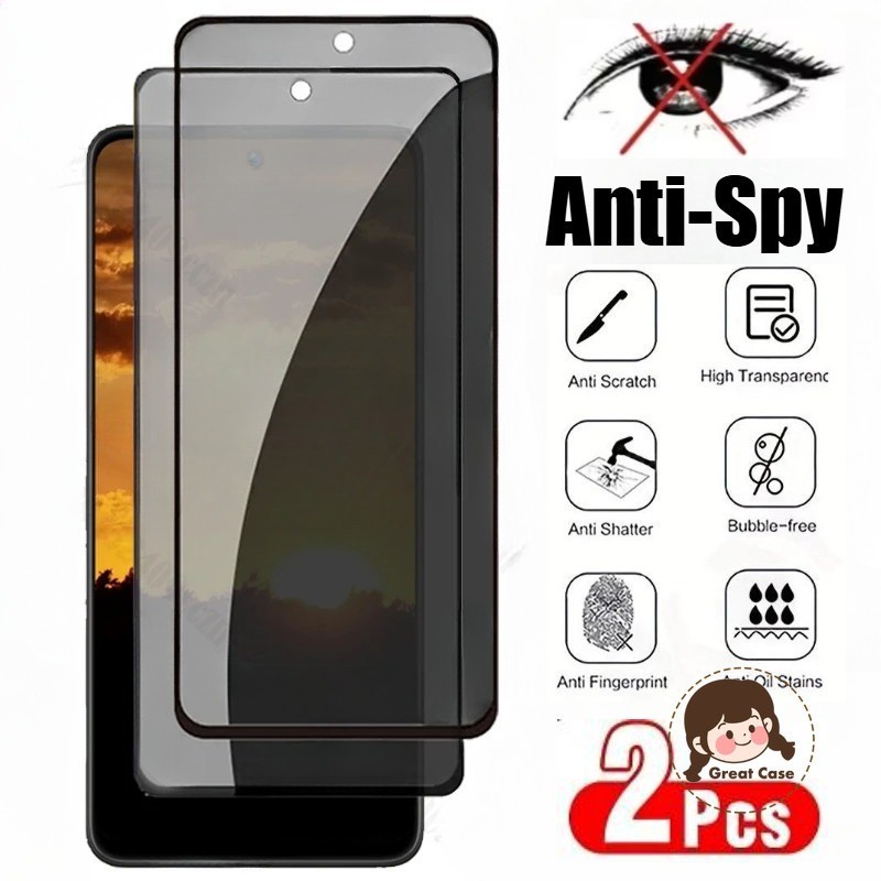 2PCS ป้องกันหน้าจอความเป็นส่วนตัวสําหรับ ZTE nubia RedMagic 10 9 8 8S 6S Pro Plus เพลง 2 Neo 3 GT 2 
