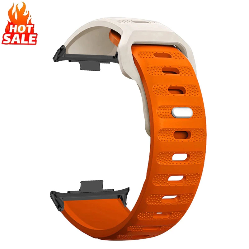 สายซิลิโคนแบบสปอร์ตสําหรับ Redmi Watch 6/5/4 สําหรับ Mi band 9 Pro/8 Pro สายคล้องสายรัดข้อมือแบบนุ่มสําหรับผู้หญิง Man