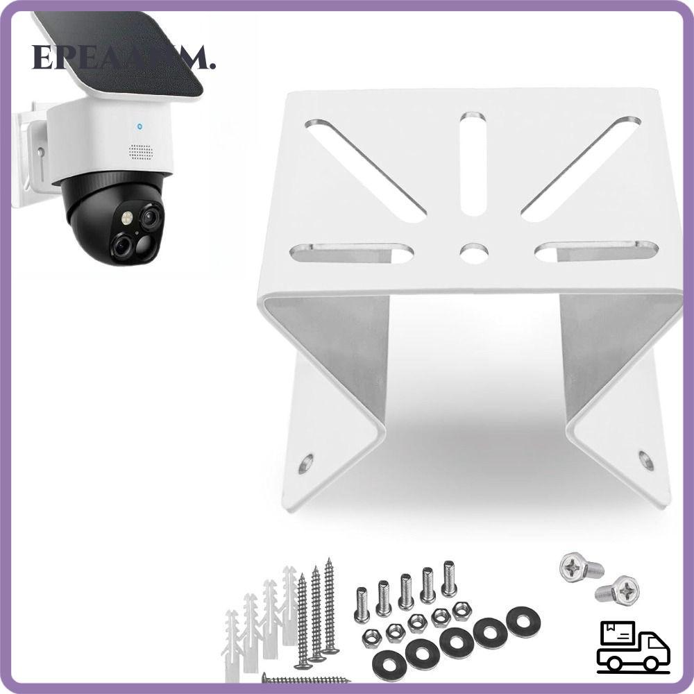 EPEAA ขายึดติดผนังกลางแจ้ง, ขายึดมุมติดผนังสีขาว, รองรับกล้องโลหะสําหรับ S340 Eufy/PTZ Camera Ring F