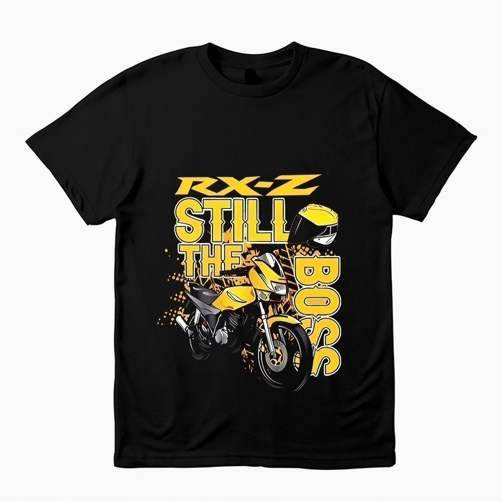 แฟชั่น 2026 ใหม่ YAMAHA Rxz สมาชิก 5.0 TShirt ขนาดใหญ่ TShirt Baju ผ้าฝ้าย 100% รถจักรยานยนต์ C041 M