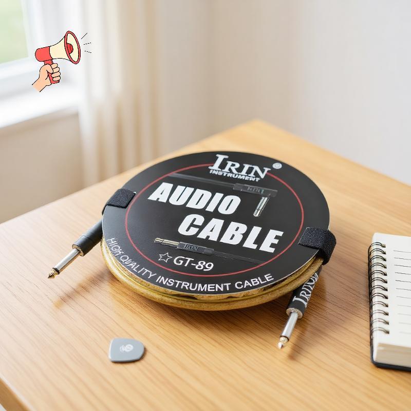 [MZ] สายกีต้าร์ สายไฟ Ja Line Audio Amp Connection Cable สายลดเสียงรบกวน Shielded Cable 3M Amp Cable