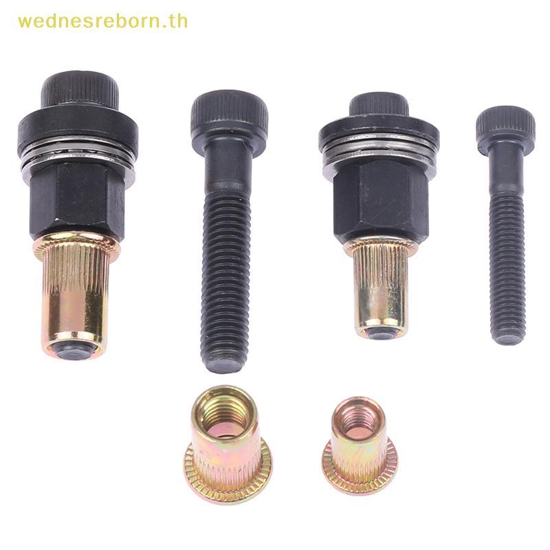 # WDBTH # M6 M8 Rivet Nut s Manual Riveter คอลัมน์สแตนเลสหกเหลี่ยมถั่ว AM6SS AM8SS DIY เจาะ Rivet ด้