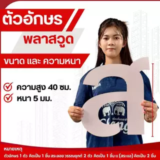 ป้ายพลาสวูด ตัดตัวอักษร สั่งทำตามแบบ | ป้ายหน้าร้าน ป้ายบริษัท กันน้ำ ทนแดด