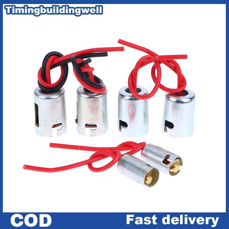 Twth 2 ชิ้น BA15S BA15D BA9S T9 ไฟเบรครถไฟเลี้ยวผู้ถือหลอดไฟ Soet ไฟหน้าฮาโลเจน Pigtail Connector ผู