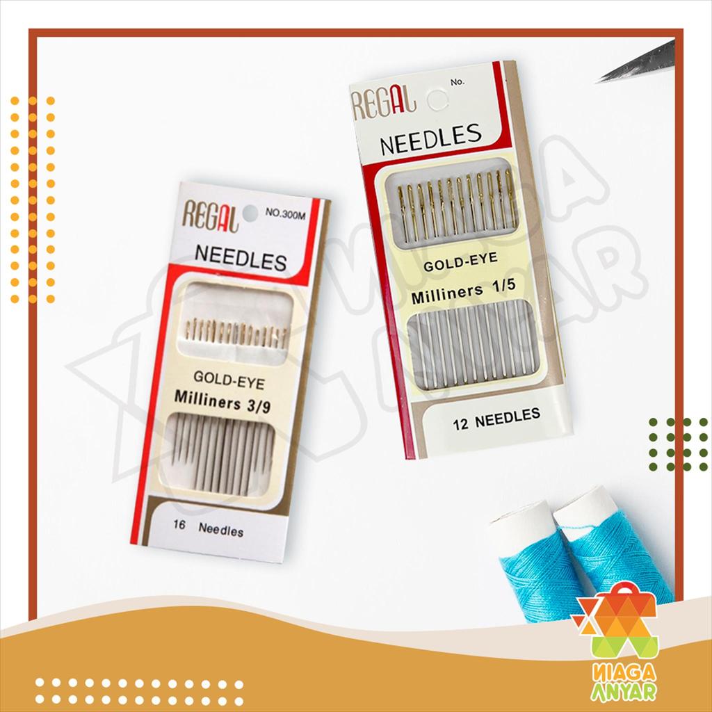 เข็มเย็บมือ NA Regal Gold Eye Millis / เข็มเลื่อม Regal