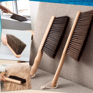 🚀 แปรง ปัดฝุ่น ด้ามไม้ 3 ขนาด ไม้ปัดฝุ่น รุ่นอัพเกรด ขนหนา น…