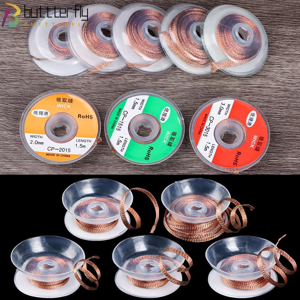 BUTTTERFLY Desoldering Braid Tape BGA ซ่อมเครื่องมือทําความสะอาด Soldering Wick