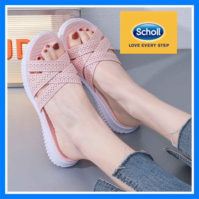 Scholl รองเท้า Scholl เกาหลีสำหรับผู้หญิง, รองเท้าสกอลล์ scholl รองเท้า scholl รองเท้าแตะ รองเท้า sc