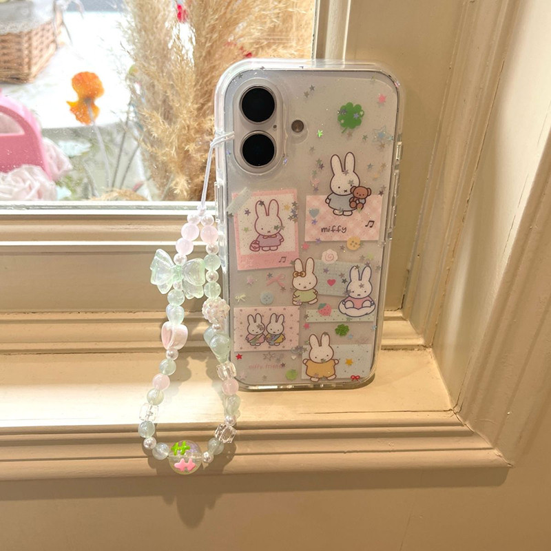 เคสไอโฟน17 13เคสใสแวววาวลายมิฟฟี่ ม้า2026 ฮิต สำหรับ IPhone 16 13 17 Air 12 11 15 14 Pro Max XR X XS 7 8 15 16 14 Plus