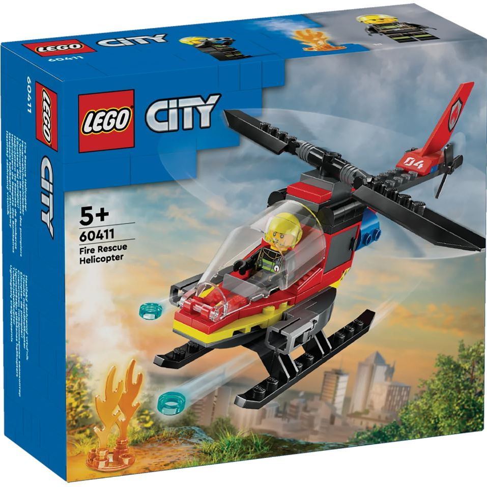 LEGO® City 60411 Fire Rescue Helicopter toy