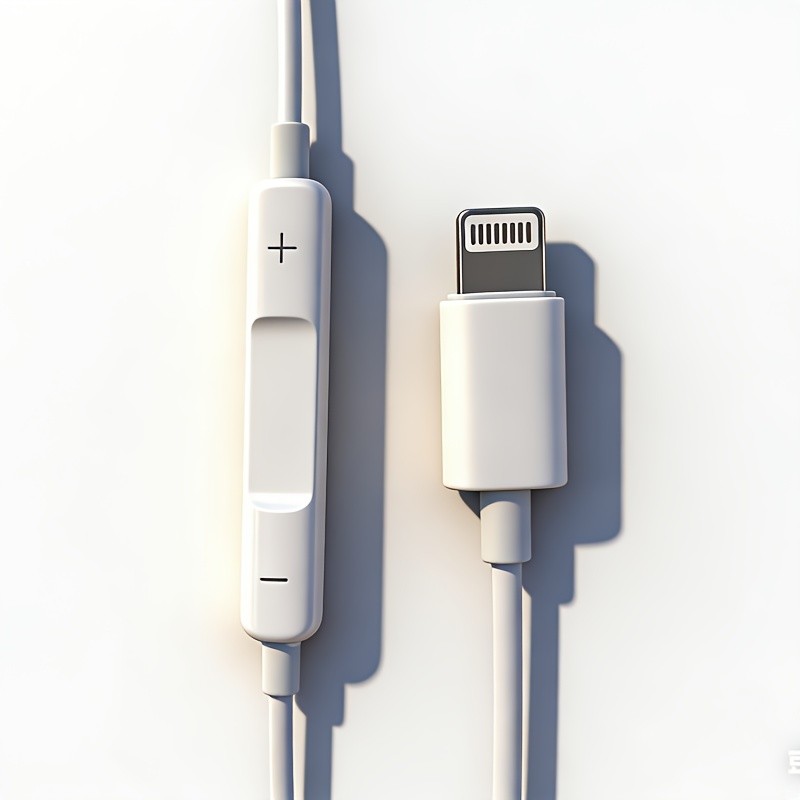 ชุดหูฟังแบบมีสายอินเทอร์เฟซ IPhone Lightning