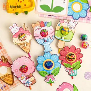 Marbit 30 ชิ้นการ์ดกระดาษอมยิ้มน่ารักการ์ตูนกระต่ายหมีวันเด็…