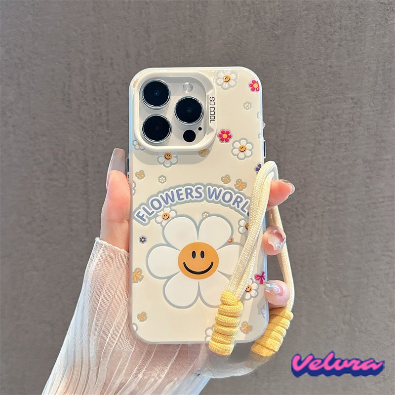 ❤️จัดส่งทันที❤️เคสไอโฟน11 12 13 14 15 16 17 Pro Max Cartoon cute Flowers World Matte Case For iPhone 11,12,13,14,15,16PM