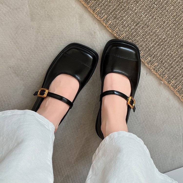 Soft Mary Brown 2026 Small Day Sole Mary Series Light Single Shoe Mouth Shoes Jane Jane Leather Shoe
