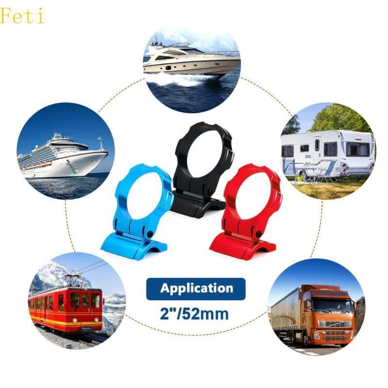 Feti Auto Gauge Meter Pod Mount Holder อลูมิเนียมหลุมเดียวสําหรับรถยนต์ Pillar Gauge Meter อุปกรณ์เส