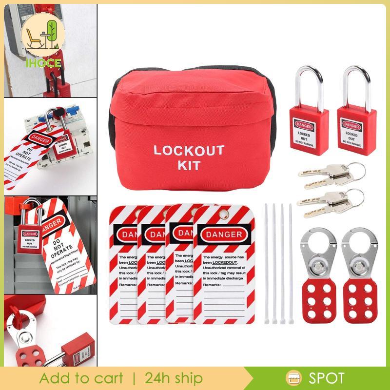[Ihoce] ชุดล็อคไฟฟ้าสําหรับงานหนัก Hasps Lockout Circuit Breaker Lockout