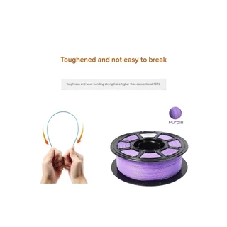 (ผลิตภัณฑ์ใหม่) 3D PETG Basic Filament 1.75mm 1KG เส้นพลาสติก3D พร้อมส่ง คุณภาพสูง แข็งแรง ทนทาน เรียบเนียนสวย