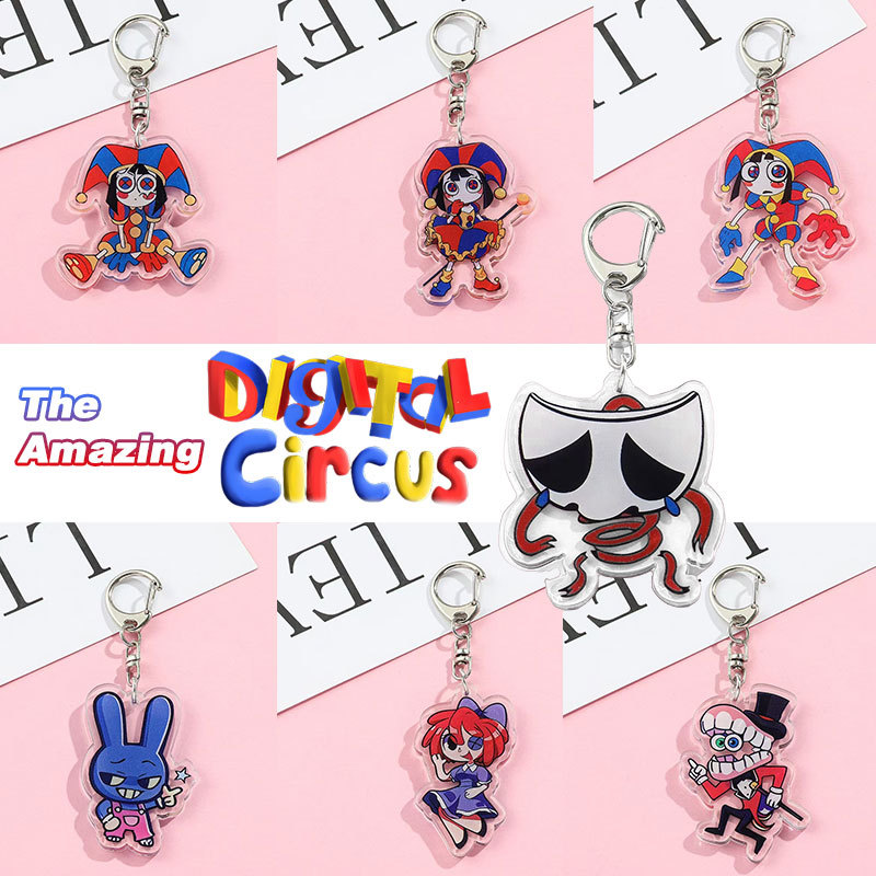 พวงกุญแจใหม่ The Amazing Digital Circus จี้เครื่องประดับ