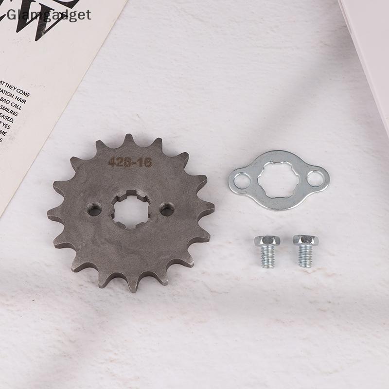 [Glg] 428 17 มม./20MM10 11 12 13 14 15 16 17 18 19T ฟันด้านหน้าเครื่องยนต์ Sproet สําหรับ Moto Bike 