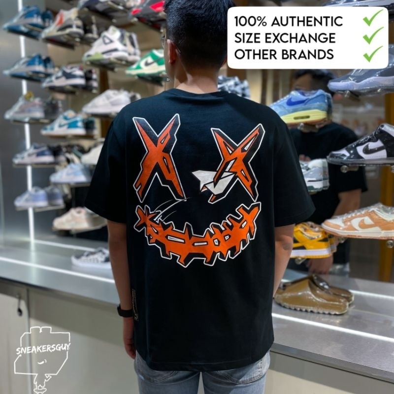 RIC Ricky Is Clown Riyan Armor Paper Plane Black Tee Original