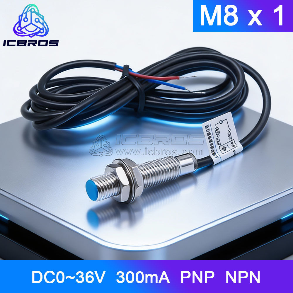M8 Magnetic Proximity Switch Sensor GHG8-10A Two-Wire ปกติเปิด 0-24V GHG8-10A2