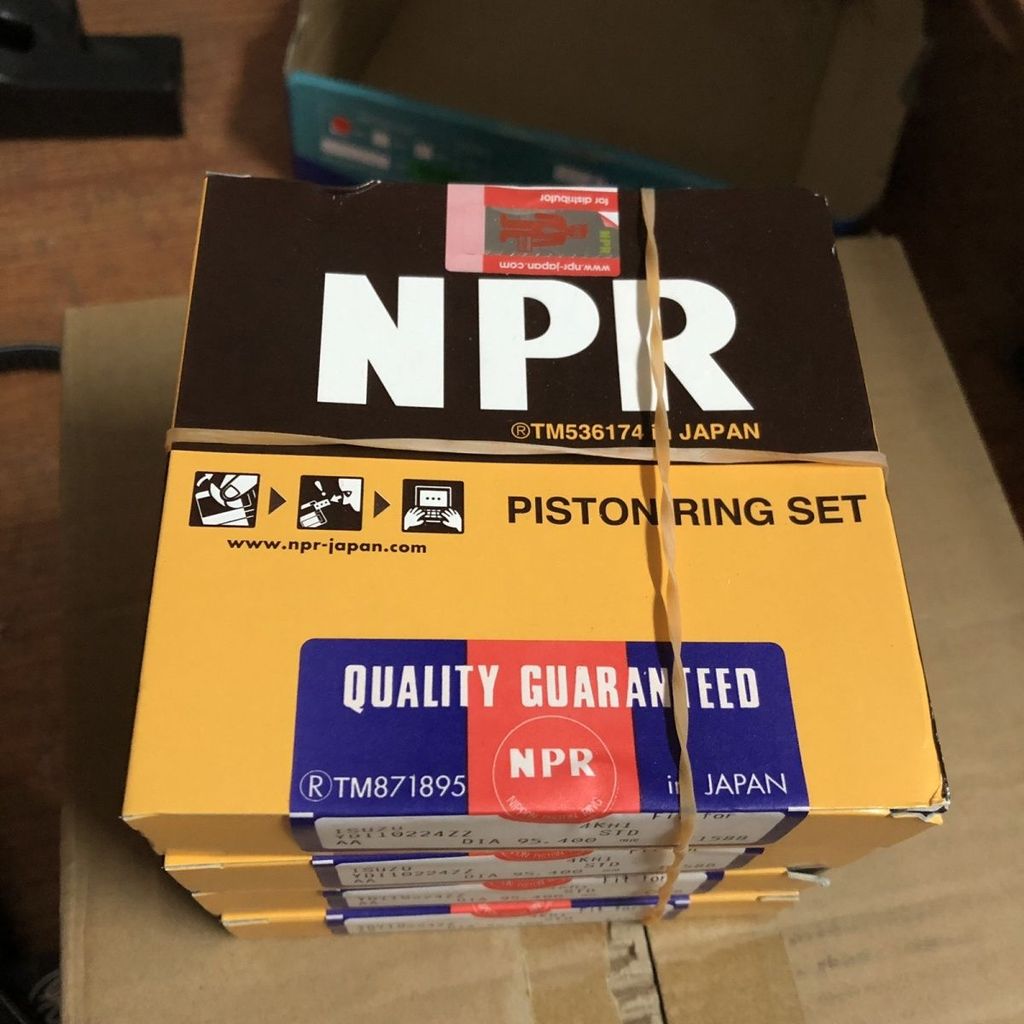 แหวนลูกสูบ NPR ญี่ปุ่น Isuzu 4KH1 สำหรับ Qingling 600P (EU3)