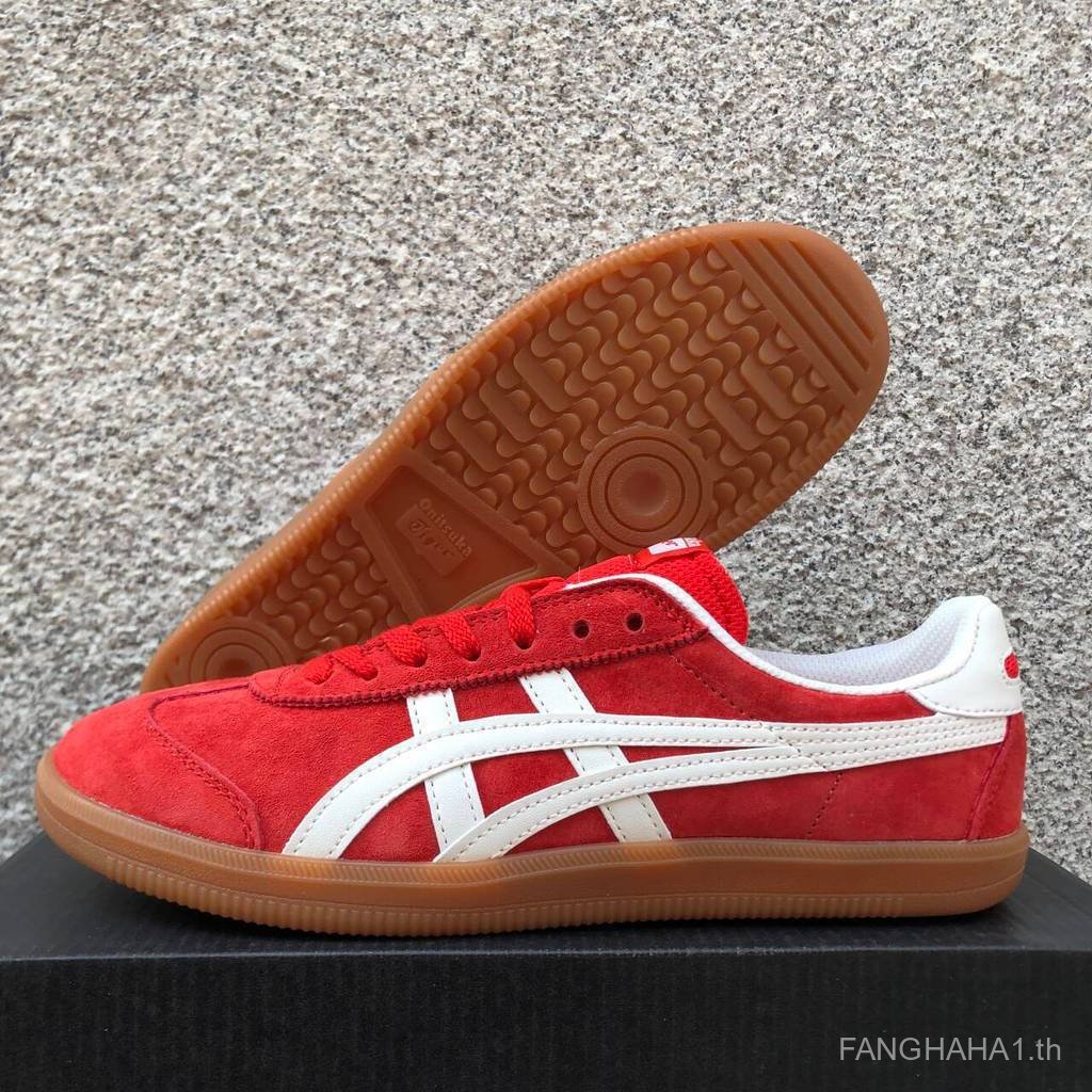 รองเท้า Onitsuka Tiger 66 สําหรับผู้ชายและผู้หญิงรองเท้าผ้าใบตัดต่ํารองเท้าสเก็ตบอร์ด CJW9