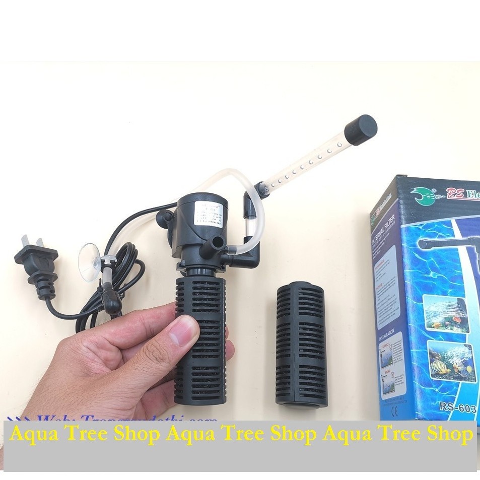 เครื่องกรองน้ําตู้ปลาขนาดเล็ก RS-602/ RS-603/ RS-605 (กรองตู้ปลาขนาดเล็ก 3-in-1)