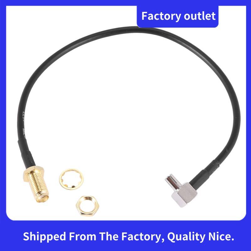 SMA Female Jack to TS9 Male Right Angle Pigtail Coaxial Cable Antenna