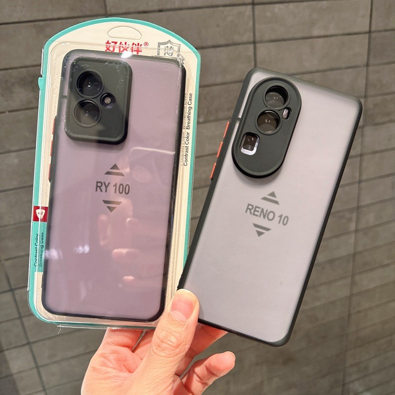 Good Partner Skin Feel Case เหมาะสําหรับ OPPO Reno13 A58 A97 A72 A2M A1 Precision Hole Phantom เคสโท