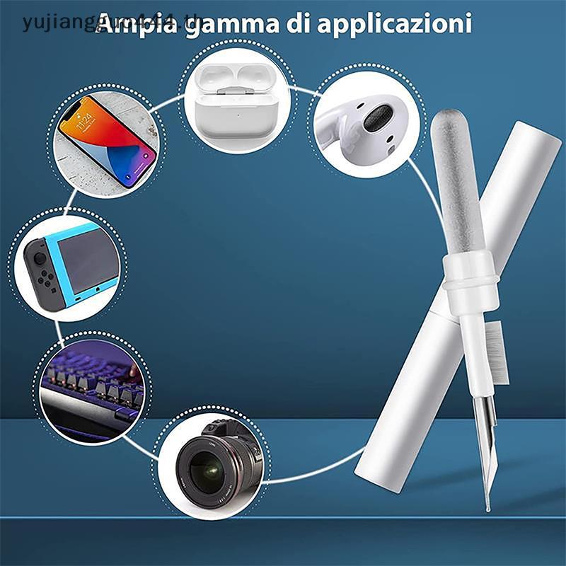 # yuyu # ปากกาทําความสะอาดหูฟังมัลติฟังก์ชั่นเครื่องมือทําความสะอาดโทรศัพท์พีซีหน้าจอแป้นพิมพ์ชุดแปร