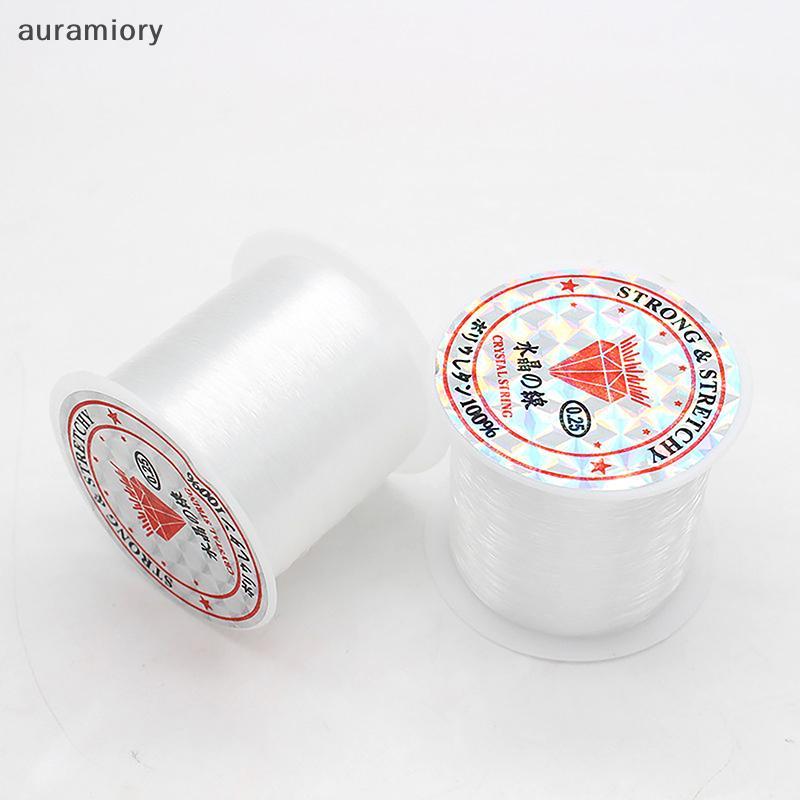 สายตกปลายืดหยุ่น 1PCS สปูลจากไนลอนและโพลีเอสเตอร์ มองไม่เห็น มั่นใจในการใช้งาน และทนทานมากกว่าสายตกปลาแบบเดิมๆ