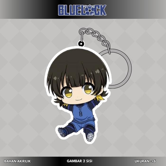 [Blue Lock] Gantungan kunci & Strap handphone full akrilk karakter kunigami อนิเมะ blue lock - Bachi